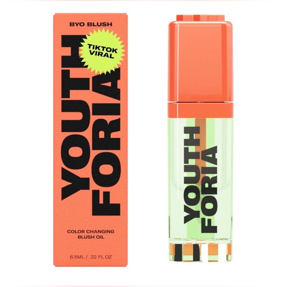 YOUTH FORIA Color Changing Blush Oil BYO BLUSH NEW IN BOX